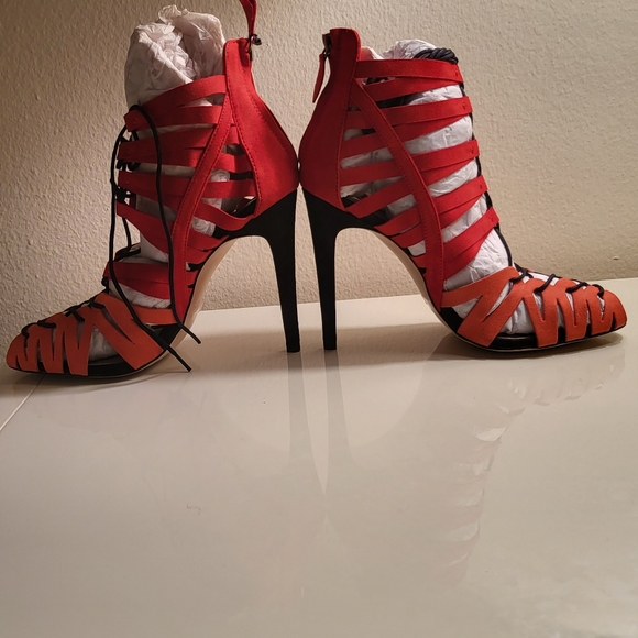 Zara heel sandals lacets size 9 - Picture 8 of 8